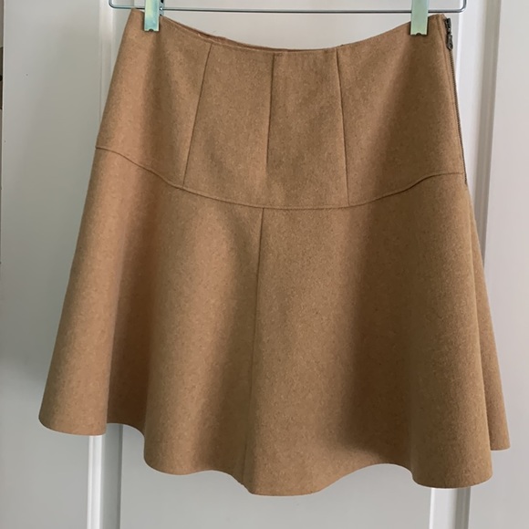 Lands End camel skirt 4 - Picture 2 of 6